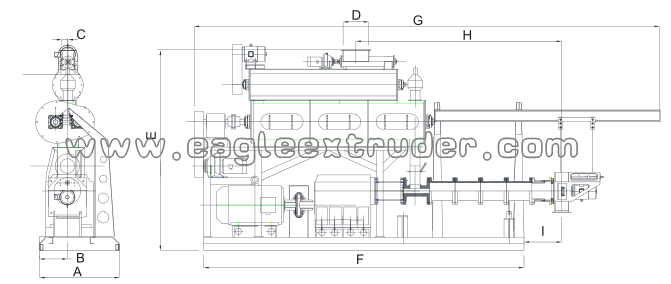 Jinan Eagle floating fish food extruder machine  Jinan Eagle floating fish food extruder machine